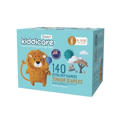 Kiddicare Diaper Size 6 140s 140 ea, $0.31/1ea