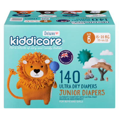 Kiddicare Diaper Size 6 140s 140 ea, $0.31/1ea