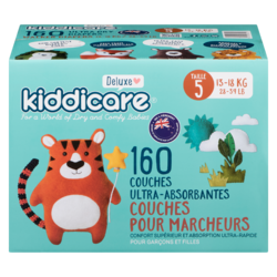 Routine Couches Taille 5 – 160 unités 160 ea, 0,27 $/1ch