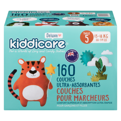 Routine Couches Taille 5 – 160 unités 160 ea, 0,27 $/1ch