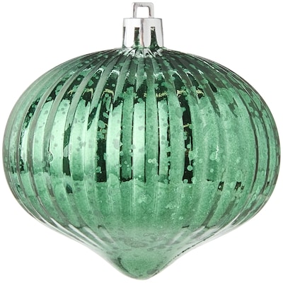Lot de 4 décorations des Fêtes en forme d’oignons – vert forêt