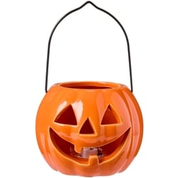 null Lanterne lumineuse en céramique – citrouille orange 1 ea, 7,00 $/1ch