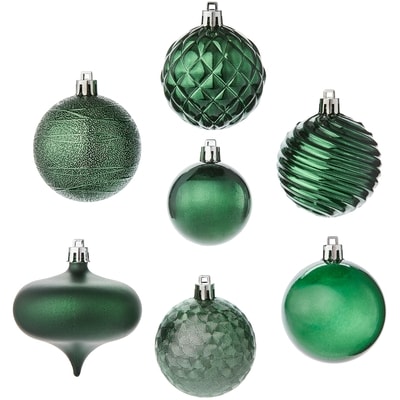 Mixed Shape Holiday Ornaments 50 Pack - Forest