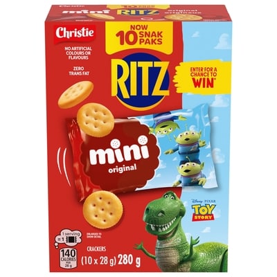 Christie Ritz Mini Original Crackers Snack Packs 10x28.0 g, $1.61/100g