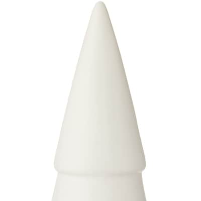 Tiered Tree Decoration 6 in - White