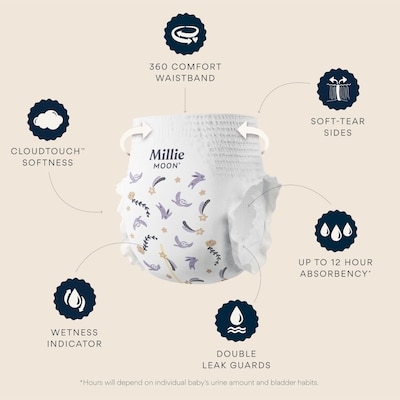 Luxury 360 Diapers, Size 5, 56 Count