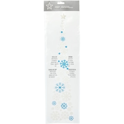 null Window Gel Clings 21 in - Snowflake Tree 1 ea, $2.00/1ea
