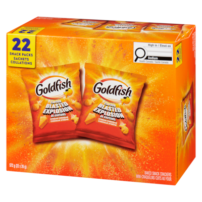 Mini-craquelins cuits au four cheddar xtrême