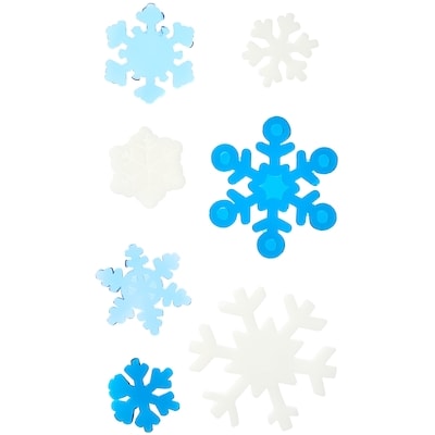 Window Gel Clings 12 in - Snowflakes