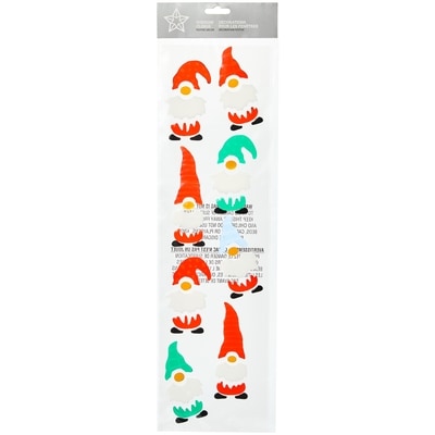 null Window Gel Clings 21 in - Gnomes 1 ea, $2.00/1ea