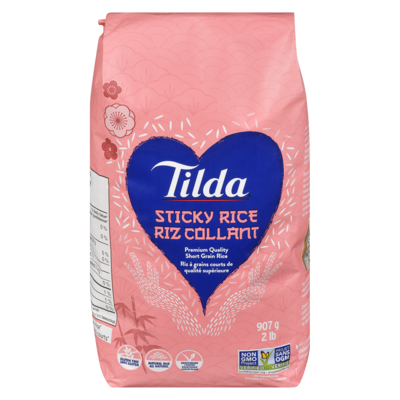 Tilda Riz à grains courts de qualité supérieure riz collant 907 g, 0,79 $/100g
