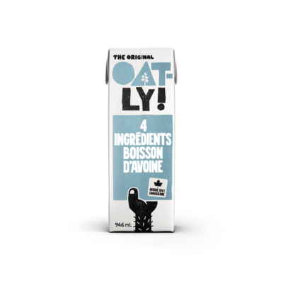 Oatly Boisson à l’avoine 4 ingrédients 946 ml, 0,63 $/100ml