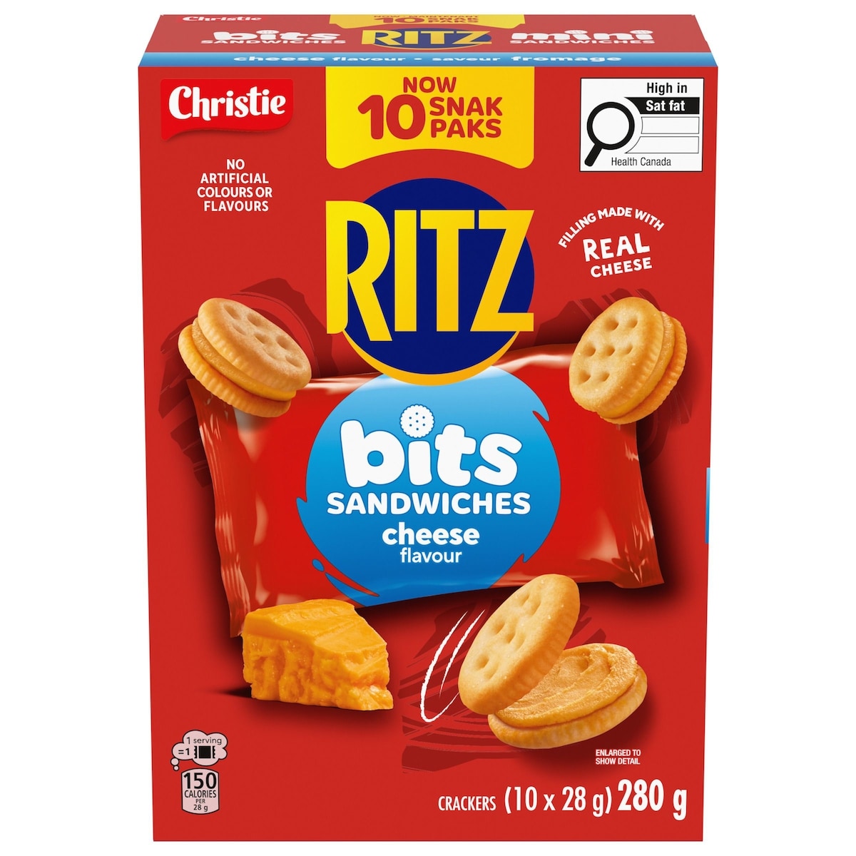 Christie Ritz Bits Sandwiches Cheese Flavoured Crackers
