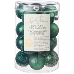 Life at Home Ball Holiday Ornaments 20 Pack - Forest 20 ea, $0.25/1ea