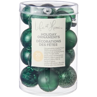 Life at Home Ball Holiday Ornaments 20 Pack - Forest 20 ea, $0.25/1ea