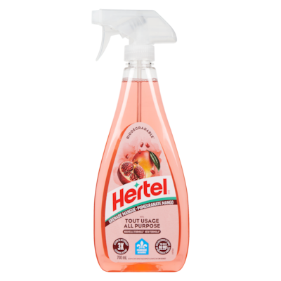Hertel Domestic Disinfectant Pomegranate Mango All Purpose 700 ml, $0.54/100ml