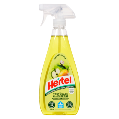 Hertel Domestic Disinfectant Lemon Green Apple All Purpose 700 ml, $0.54/100ml