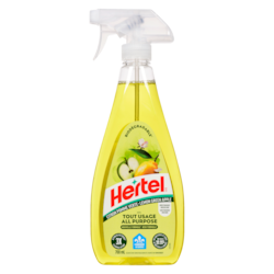 Hertel Désinfectant domestique citron pomme verte tout usage 700 ml, 0,54 $/100ml