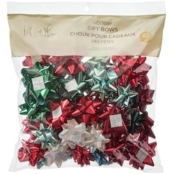 Life at Home Holiday Gift Bows 45 Pack - Red and Green Mix 1 ea, $8.00/1ea