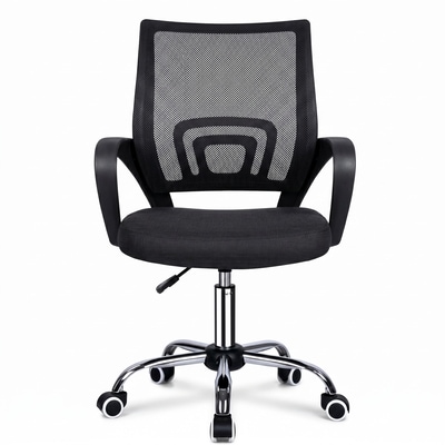 S&CO Black Office Chair with Chrome Base 1 ea, $59.00/1ea