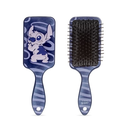 Brosse à Cheveux Plate en Denim Stitch