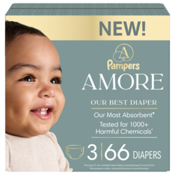 Pampers AMORE Diapers, Size 3, 66 Count 66 ea, $0.52/1ea