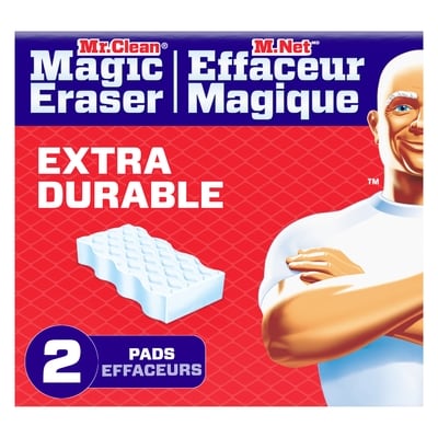 Mr. Clean Magic Eraser Sponge, Cleaner, Whole Home Extra Durable, 2ct 2 ea, $2.50/1ea