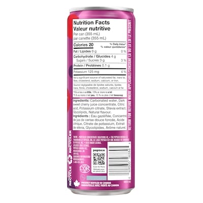 Pop Black Cherry Sparkling Water