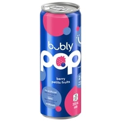 Bubly Sparkling Water Bubly Pop Berry Sparkling Water Sleek 355 ml, $0.70/100ml