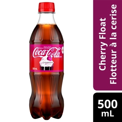 Coca-Cola Cola Cherry Float Soda Pop Bottle 500 ml, $0.76/100ml