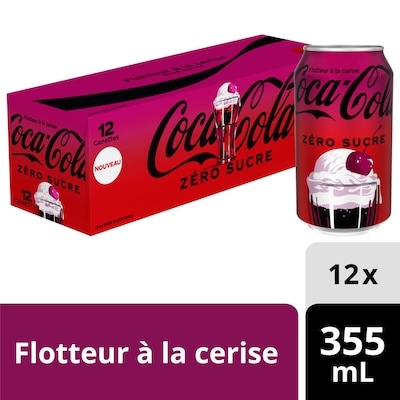 Coca-Cola Boisson gazeuse Cola Zéro sucre 12x355.0 ml, 0,19 $/100ml