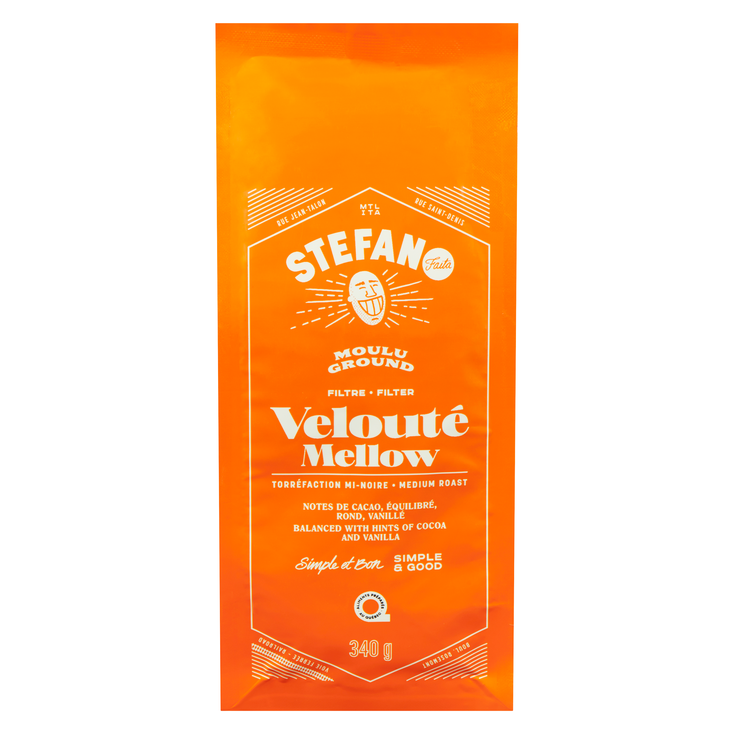 Stefano Coffee Ground Filter Mellow Medium Roast - 340 g | Zehrs