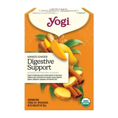 Yogi Mango Ginger Digestive Support Herbal Tea 32 g, $18.72/100g