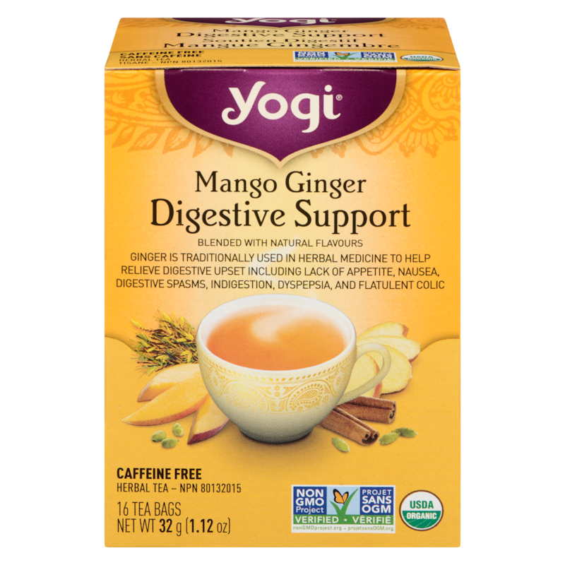 Herbal Tea Mango Ginger Digestive Support