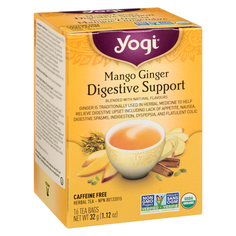 Herbal Tea Mango Ginger Digestive Support