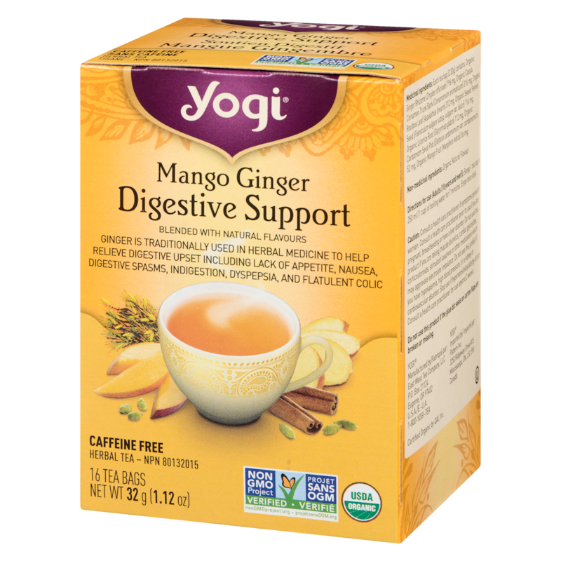 Herbal Tea Mango Ginger Digestive Support