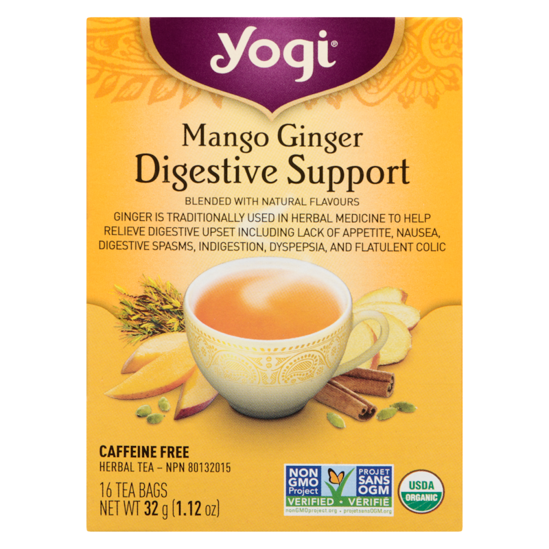 Herbal Tea Mango Ginger Digestive Support