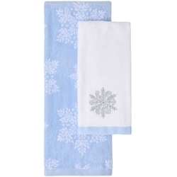 Life at Home Ensemble 2 pièces de serviettes à mains et d’invités– flocon de neige 2 ea, 5,00 $/1ch