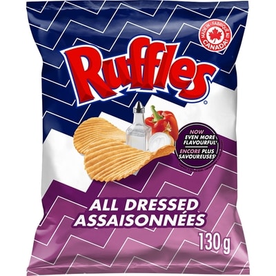 Frito-Lay Croustilles Assaisonnées 130 g, 4,84 $/100g