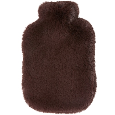 Life at Home Faux Fur Hot Water Bottle - Brown 1 ea, $15.00/1ea