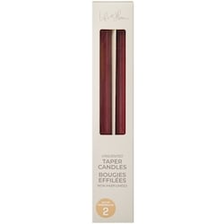 Life at Home Unscented Taper Candles 2 Pack - Red 1 ea, $7.00/1ea