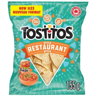 Tostitos Restaurant Style Tortilla Chips 155 g, $1.93/100g