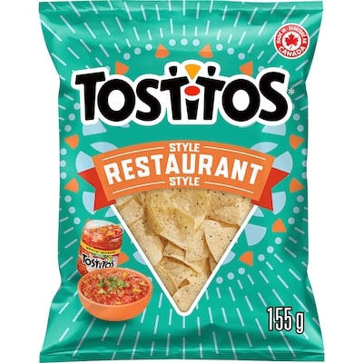 Tostitos Chips tortilla Style restaurant 155 g, 4,06 $/100g