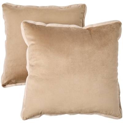 Velvet Cushion 2 Pack - Brown