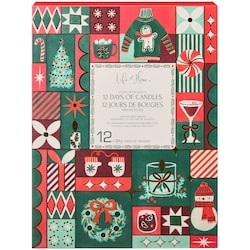 Life at Home Ensemble cadeau 12 jours de bougies – Collection Holiday 1 ea, 25,00 $/1ch
