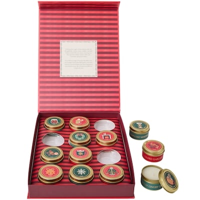 Ensemble cadeau 12 jours de bougies – Collection Holiday