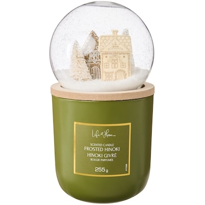 Life at Home Frosted Hinoki Scented Candle 1 ea, $10.00/1ea