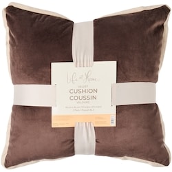 Life at Home Velvet Cushion 2 Pack - Taupe 2 ea, $12.50/1ea