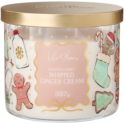 Life at Home Whipped Ginger Cream Scented Candle 1 ea, $16.00/1ea