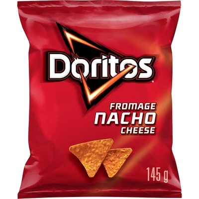 Doritos Chips tortilla Fromage nacho 145 g, 4,34 $/100g
